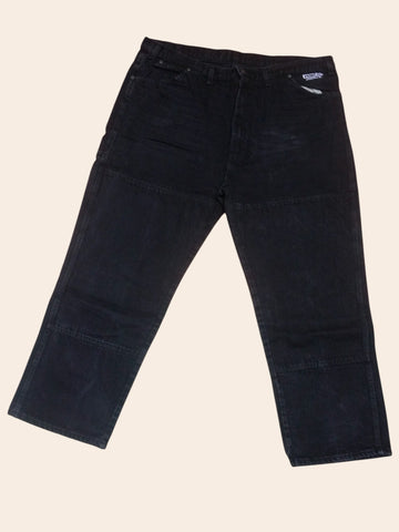 Dickies Black Double Knee Work Pants (W46 X L30)