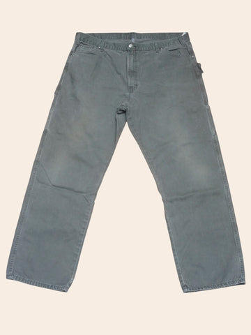 Dickies Washed Olive Carpenter Pants (W42 X L32)