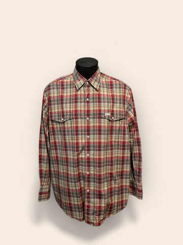 Carhartt Red Checkered Long Sleeved Shirt (L)