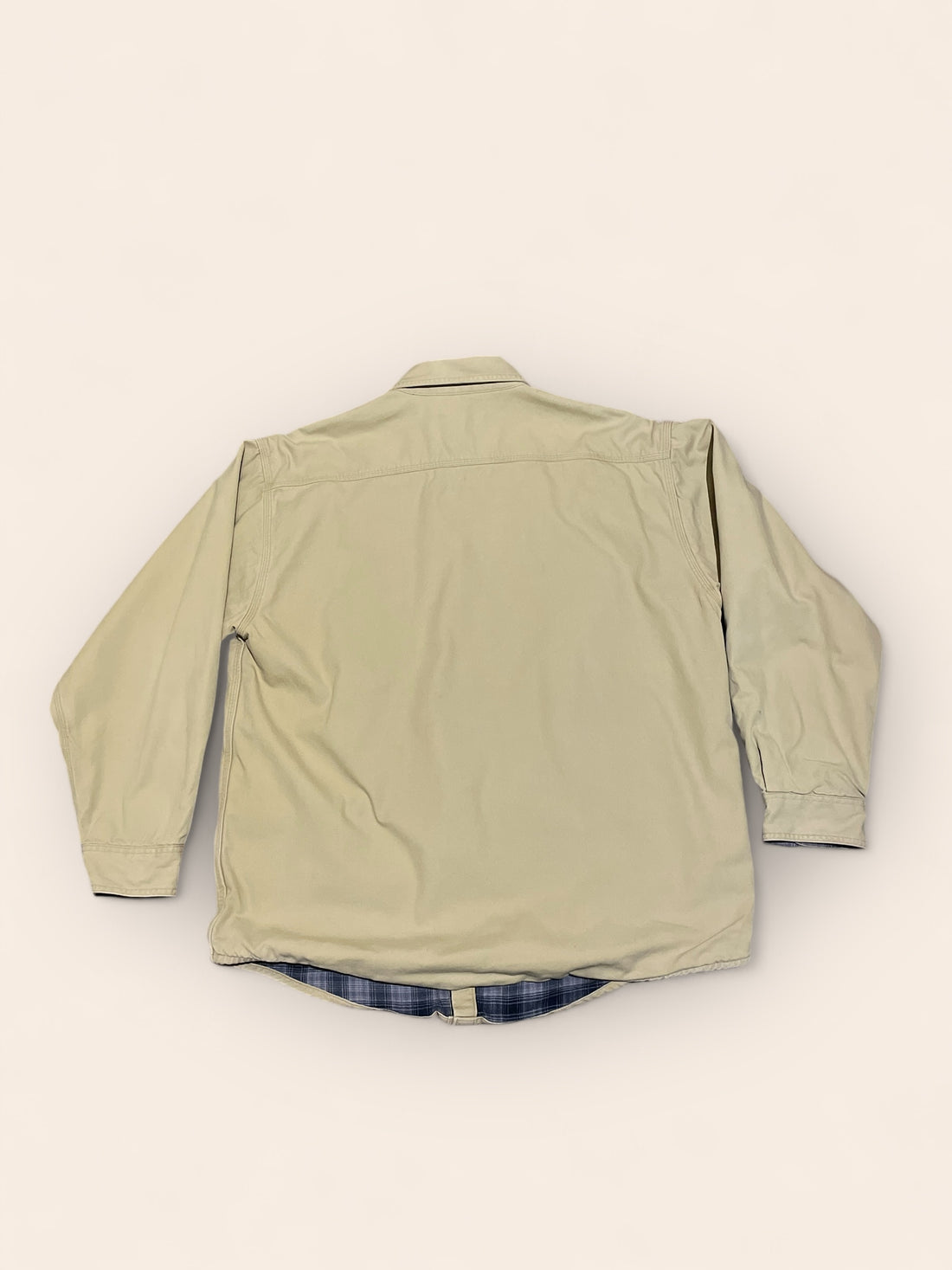 Carhartt Beige Long Sleeved Shirt Jacket (L)