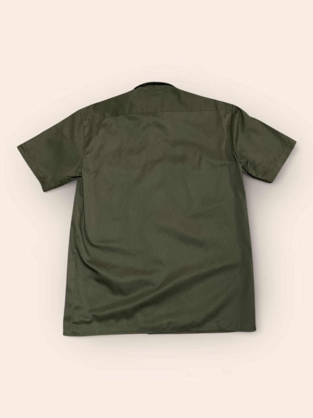 Dickies Long Sleeved Plain Dark Green Shirt (L)