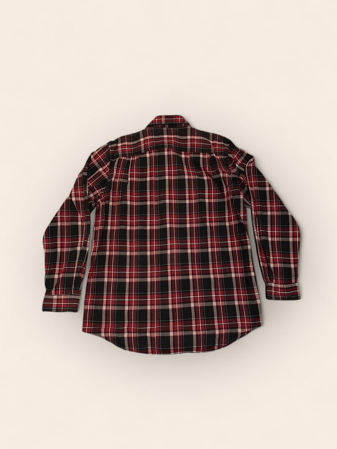 Carhartt Red Black Stroy Check Long Sleeved Shirt (L)