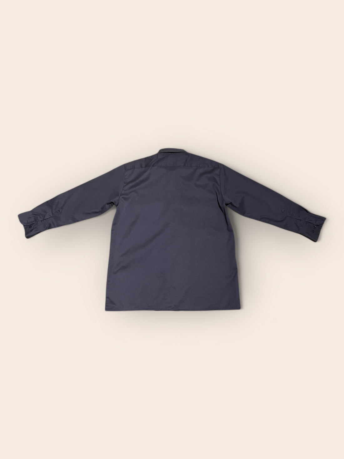 Dickies Long Sleeved Plain Navy Shirt (XL)