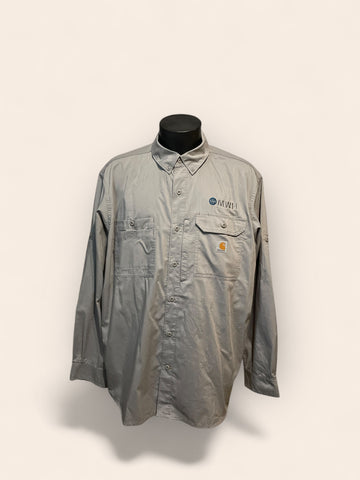 Carhartt Force Gray Long Sleeved Shirt (XL)