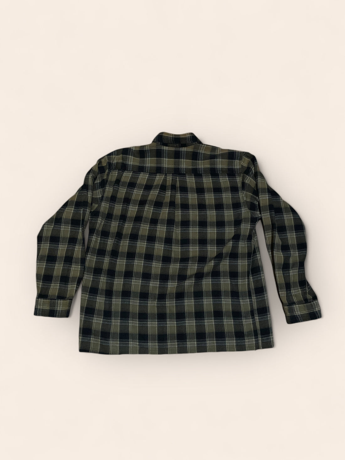 Carhartt Green Stroy Check Long Sleeved Shirt (L)