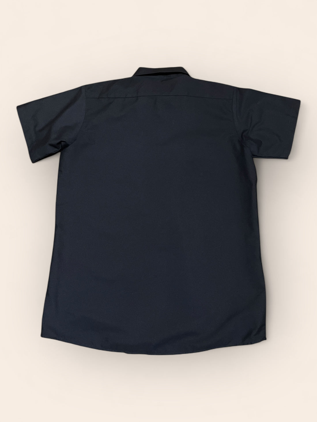 Dickies Short Sleeved Plain Navy Shirt (L)